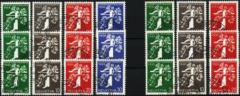 Thumb-1: 228z-238yR - 1939, Schweizerische Landesausstellung, Bogenserie und Rollenmarken
