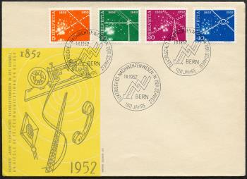Thumb-1: 309-312 - 1952, 100 ans de communications électriques en Suisse
