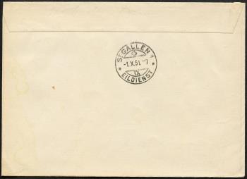 Thumb-2: W32A - 1951, Einzelwert aus dem Gedenkblock zur nat. Briefmarkenausstellung in Luzern