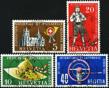 Briefmarken: 320-323 - Serie, ET-Stempel deutsch
