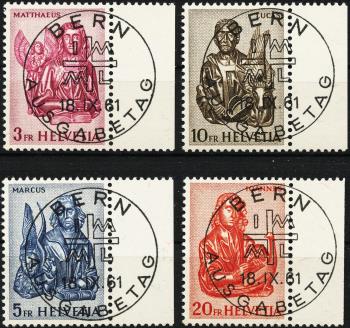 Briefmarken: 381-384 - Serie, ET-Vollstempel