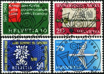 Briefmarken: 351-354 - Serie, ET-Stempel