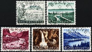 Thumb-1: B66-B70 - 1954, Swiss Psalm, Lakes and Watercourses