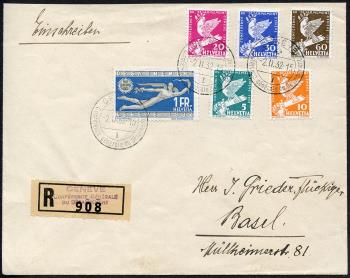 Thumb-1: 185-190 - 1932, Gedenkausgabe zur Abrüstungskonferenz in Genf