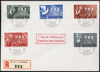 Thumb-2: 262-274 - 1945, Edizione commemorativa per l'armistizio in Europa, 13 valori