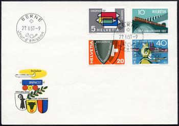 Thumb-2: 328-331 - 1957, Werbe- und Gedenkmarken