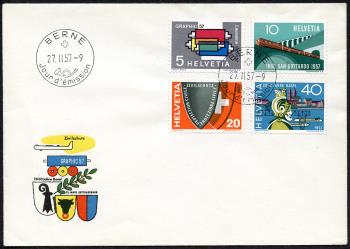 Thumb-2: 328-331 - 1957, Werbe- und Gedenkmarken