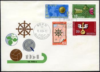 Thumb-3: 316-319 - 1954, Francobolli pubblicitari e commemorativi