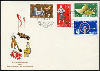 Thumb-2: 320-323 - 1954, Werbe- und Gedenkmarken