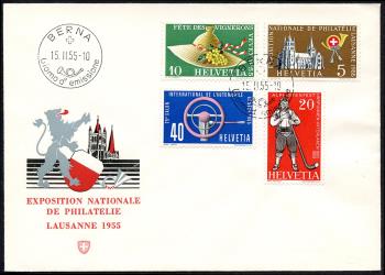 Thumb-1: 320-323 - 1954, Werbe- und Gedenkmarken