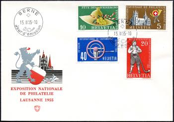 Thumb-2: 320-323 - 1954, Werbe- und Gedenkmarken