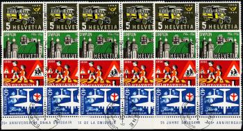 Thumb-1: 324-327 - 1956, Francobolli pubblicitari e commemorativi