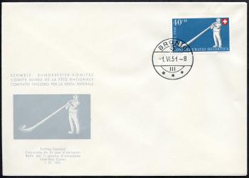 Thumb-1: B51-B55 - 1951, Zurigo: 600 anni nella Confederazione Svizzera e giochi popolari