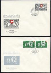 Thumb-4: B51-B55 - 1951, Zurigo: 600 anni nella Confederazione Svizzera e giochi popolari