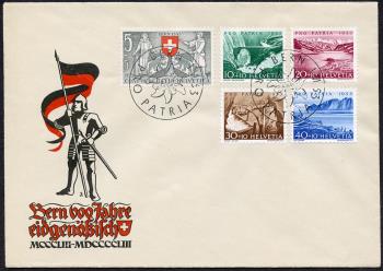 Thumb-1: B61-B65 - 1953, Bern 600 Jahre in Eidgenossenschaft, Seen und Wasserläufe