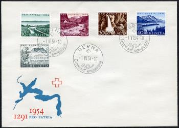 Thumb-1: B66-B70 - 1954, Salmo svizzero, laghi e corsi d'acqua