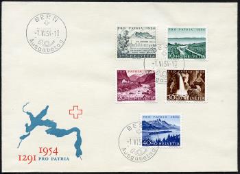 Thumb-3: B66-B70 - 1954, Salmo svizzero, laghi e corsi d'acqua