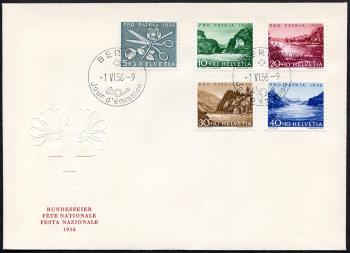 Thumb-2: B76-B80 - 1956, Symboles, lacs et voies navigables