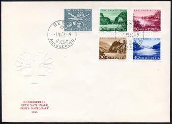 Thumb-3: B76-B80 - 1956, Symboles, lacs et voies navigables