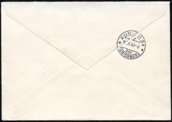 Thumb-2: W17L-W17R - 1943, Timbres individuels du bloc commémoratif de l'Exposition nationale de timbres de Genève