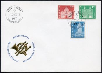 Briefmarken: 366L,370L-371L - Ersttagsbrief, ET-Stempel