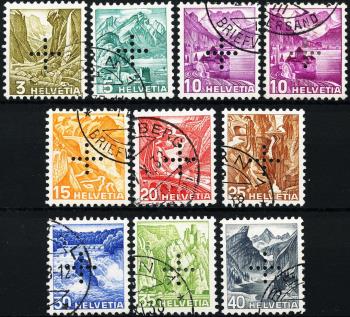 Briefmarken: BV19z-BV27z - Serie, gestempelt