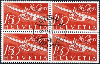 Briefmarken: F41 - Viererblöcke, ET-Vollstempel