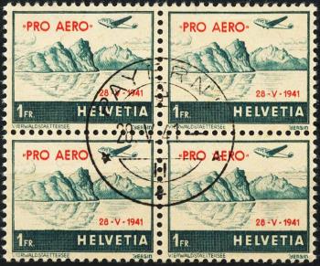 Briefmarken: F35 - Viererblöcke, gestempelt