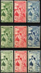 Thumb-1: 77A-79C - 1900, 25 Jahre Weltpostverein