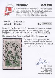 Thumb-2: JII - 1912, Vorläufer ohne Frankaturwert