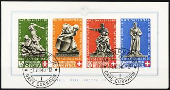 Thumb-1: B12 - 1940, Blocco celebrativo federale I