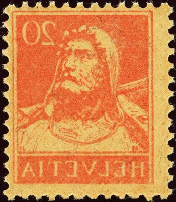 Thumb-1: 158.1.09 - 1924, Tellbrustbild, sämisches Faserpapier