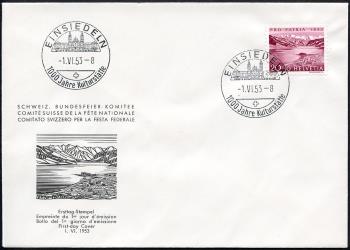 Thumb-3: B61-B65 - 1953, Berna: 600 anni nella Confederazione Svizzera, laghi e corsi d'acqua