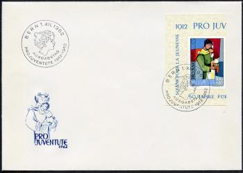 Thumb-1: J198 - 1962, Blocco celebrativo per i 50 anni del marchio Pro-Juvenute