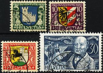 Thumb-1: J53-J56 - 1930, Städtewappen und Bildnis Jeremias Gotthelf