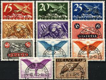 Briefmarken: F3-F15 - Serie, gestempelt