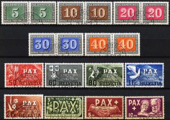 Briefmarken: 262-274 - Serie, ET-Stempel