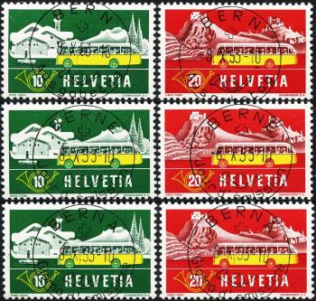 Briefmarken: 314-315 - Serie, ET-Stempel F, D, I
