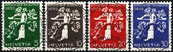 Briefmarken: 236z-239 - Serie, ET-Vollstempel