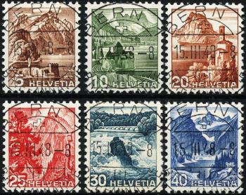 Briefmarken: 285-290 - Serie, ET-Vollstempel