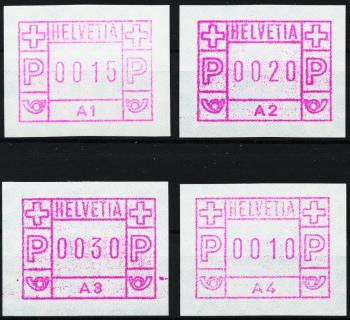 Thumb-1: ATM1I-ATM1IV - 1976, Typ 1 mit Automatenbezeichnung A1-A4