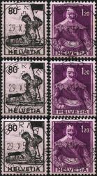 Francobolli: 339+341 - serie, Annullo PG - F, T, I