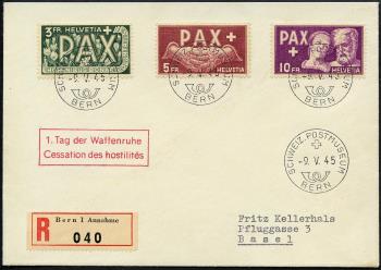 Stamps: 272-274 - First day cover, FD-Postmark