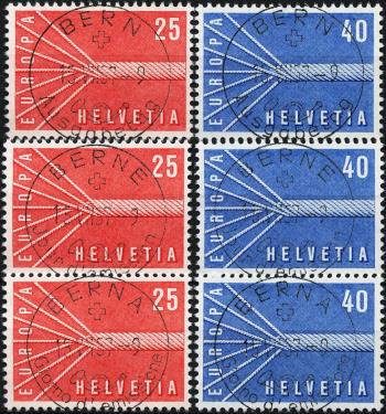 Briefmarken: 332-333 - Serie, ET-Stempel F, D, I