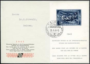 Thumb-1: W21 - 1945, Valeur unique du bloc de don