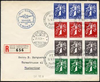 Thumb-1: SF39.4k - 15./21. Mai 1939, Vol Swissair Europe Nord
