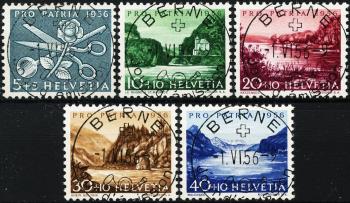 Thumb-1: B76-B80 - 1956, Sinnbilder, Seen und Wasserläufe