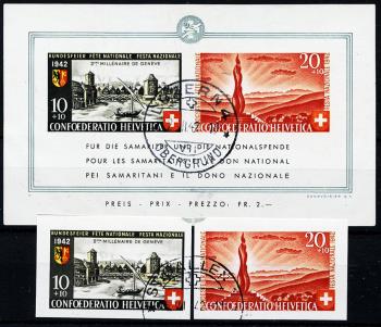 Thumb-1: B19 - 1942, Pro Patria, Bundesfeierblock II