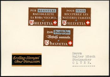 Thumb-1: 254-256 - 1942, Riciclaggio dei materiali di scarto