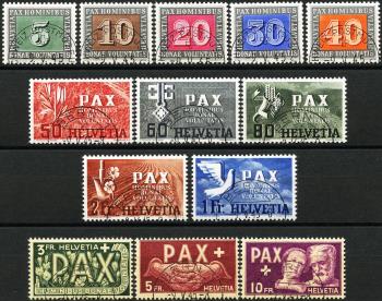 Thumb-1: 262-274 - 1945, Édition commémorative de l'armistice en Europe, 13 valeurs